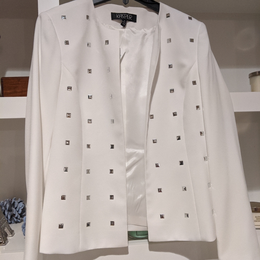 KASPER OPEN FRONT BLAZER!